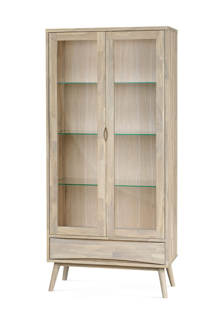 2-doors glass cabinet Futura